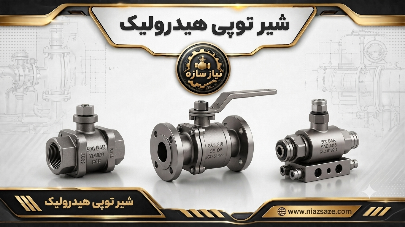  شیر توپی هیدرولیک