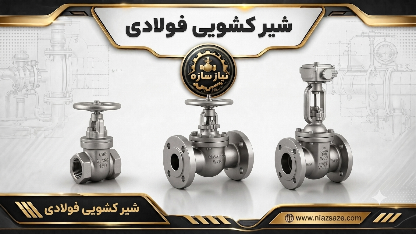 شیر کشویی فولادی