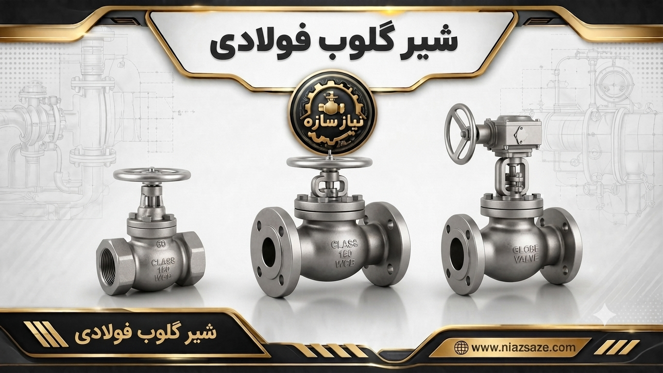 شیر گلوب فولادی